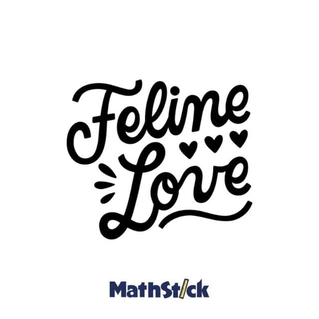 Sticker Citation "Feline Love" — photo 1