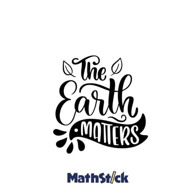 Sticker Citation "The Earth Matters" — photo 1