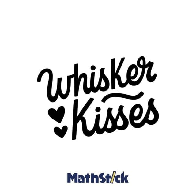 Sticker Citation "Whisker Kisses" — photo 1