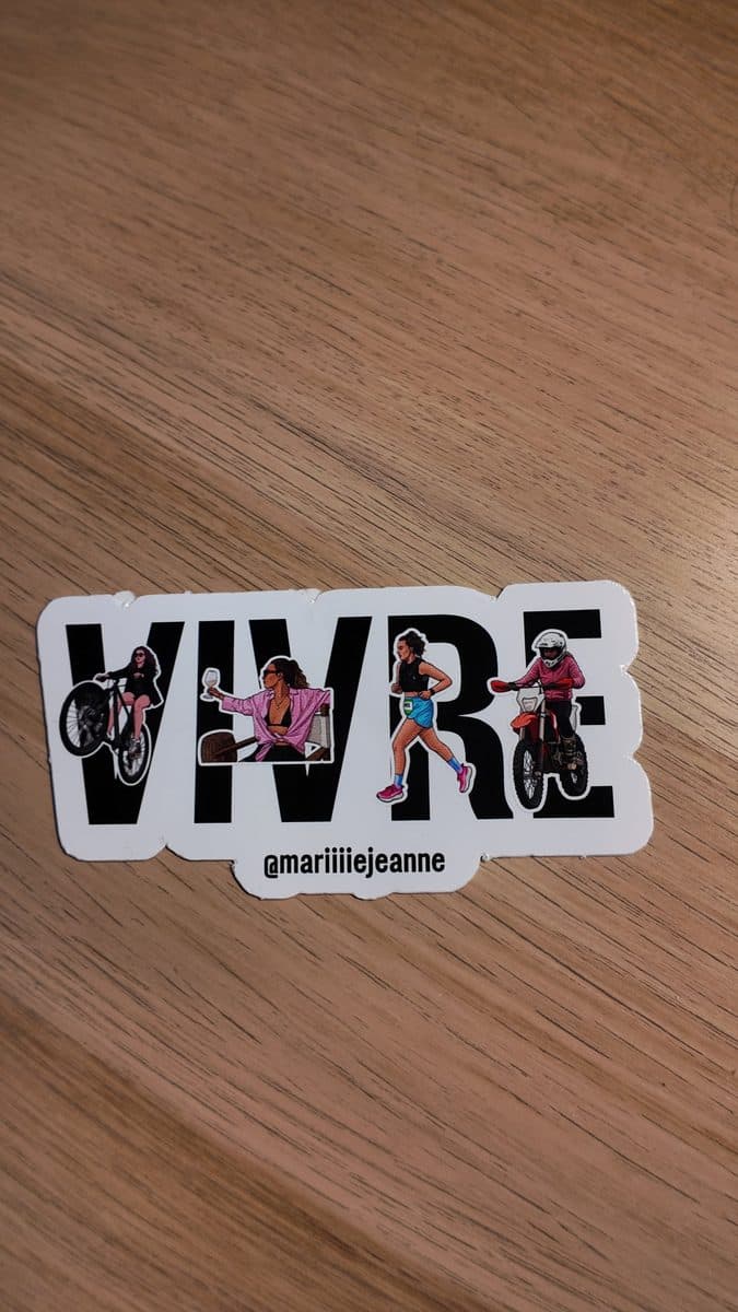 Sticker VIVRE by Mariiiiejeanne — photo 1