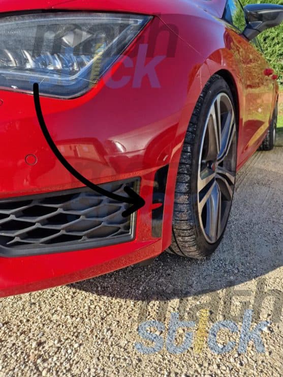 X2 Stickers pare choc SEAT LEON 5F — photo 1